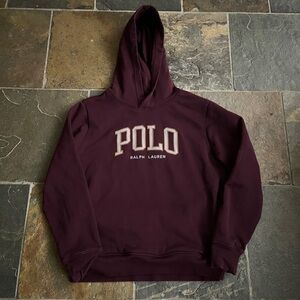 Ralph Lauren Maroon Hoodie for Kids